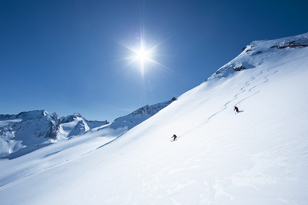 Skitour Eiskoegele, Oetztaler Alpen, Tirol, Oesterreich.